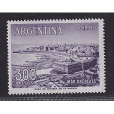ARGENTINA 1954 GJ 1149B ESTAMPILLA SATINADO NACIONAL NUEVA MINT U$ 5